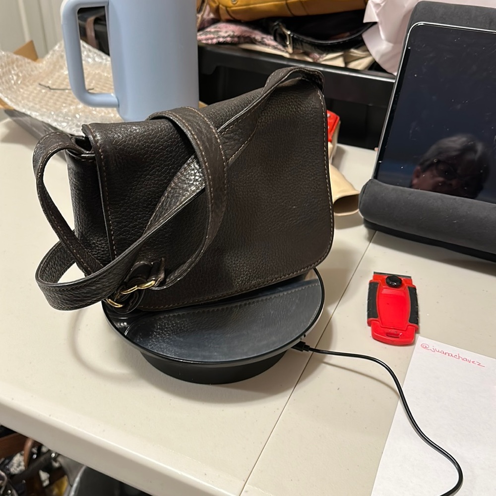 VINTAGE BROWN PEBBLE LEATHER COACH SONOMA SHOULDERBAG